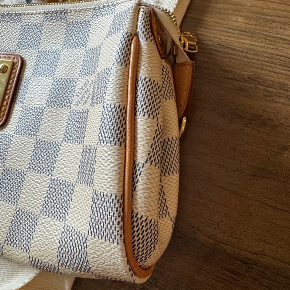 Louis Vuitton Eva Pochette Damier Azur Canvas Crossbody - Picture 12 of 13